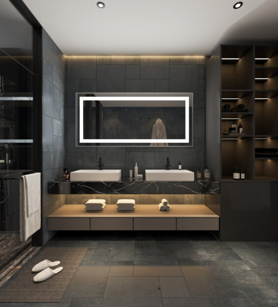 Bathroom 01 Park Rectangle Polished Chrome